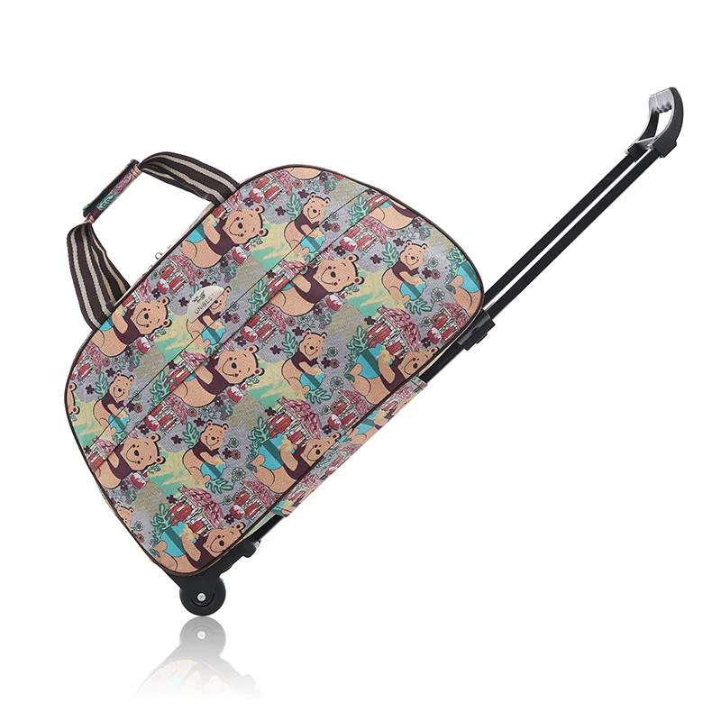 Новая модная водонепроницаемая сумка для багажа, толстый стильный чемодан на колесиках, багаж на колесиках для женщин и мужчин, дорожные сумки, чемодан с колесиками - Цвет: A13
