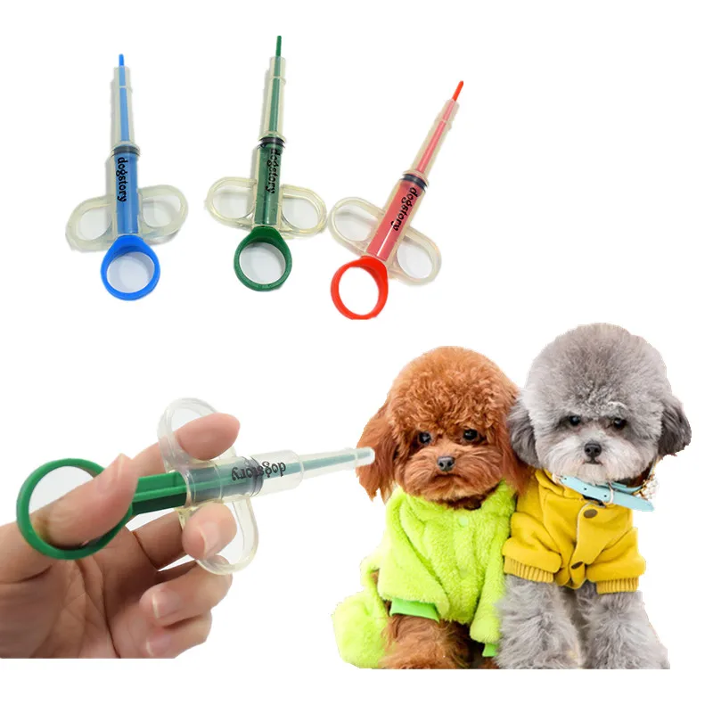

1PC Pet Puppy Needle Feed Applicator Dog Given Medicines Injector Syringe Baby Cat Dogs Water Milk Feeder