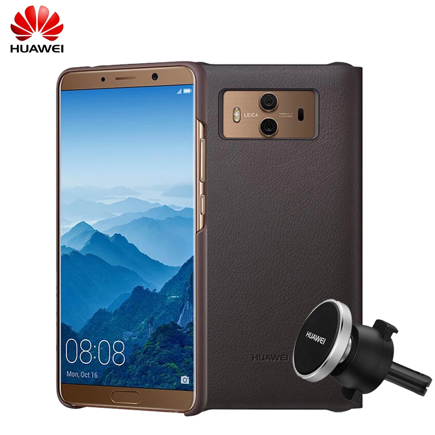 Original Official Huawei Mate 10 Case Car Navigation Magnetic Holder For Cover Shell phone case |