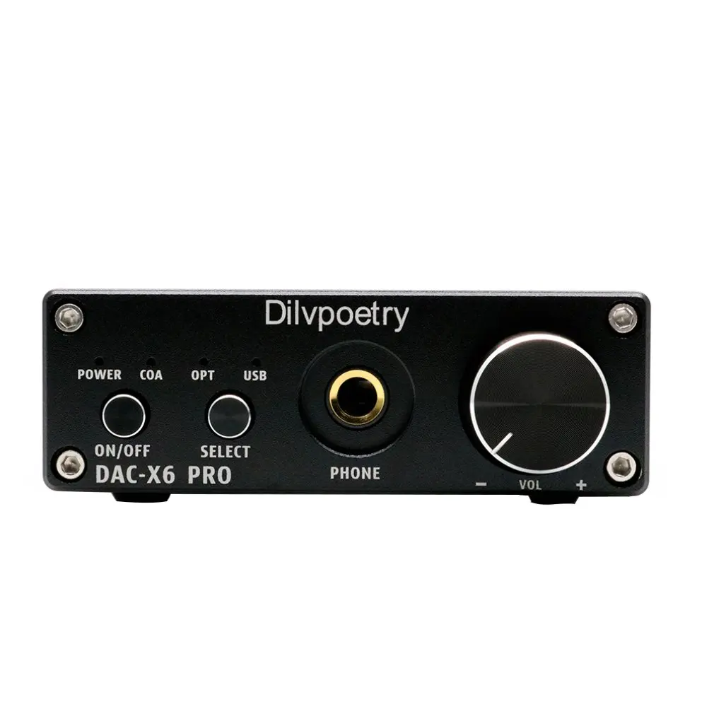 Dilvpoetry X6 Pro декодер DAC hifi-усилитель для наушников декодер 24 бит/192 кГц коаксиальный/оптический/USB стерео аудио декодер ЕС вилка