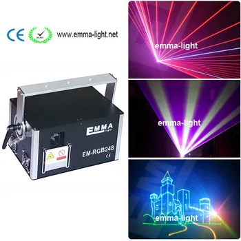 

MINI PRO 24 CH DMX 3D Effect 3000MW RGB Full Color Laser Scanner Lights DJ Party Bar Projector Stage Lighting