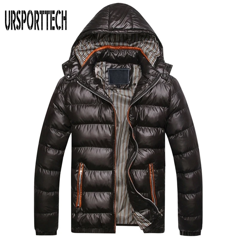 Новая брендовая одежда, мужская зимняя куртка, теплые мужские пальто с капюшоном, модные толстые теплые мужские куртки, повседневная мужская зимняя парка