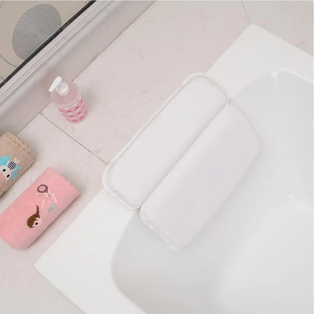 HobbyLane Ванная комната Ванна подушка ванна опора для шеи spa водонепроницаемые подушки портативное зарядное устройство с присоской