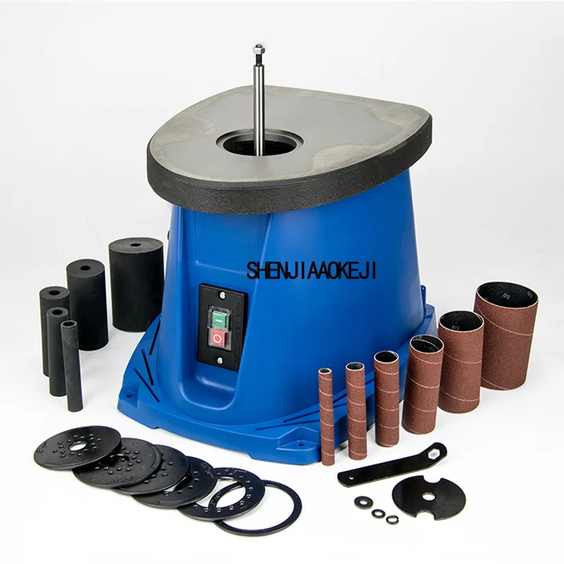 

1PC 220V Professional bench sand machine DIY Woodworking shaft sander handicrafts grinding machine Portable shaped wood sander