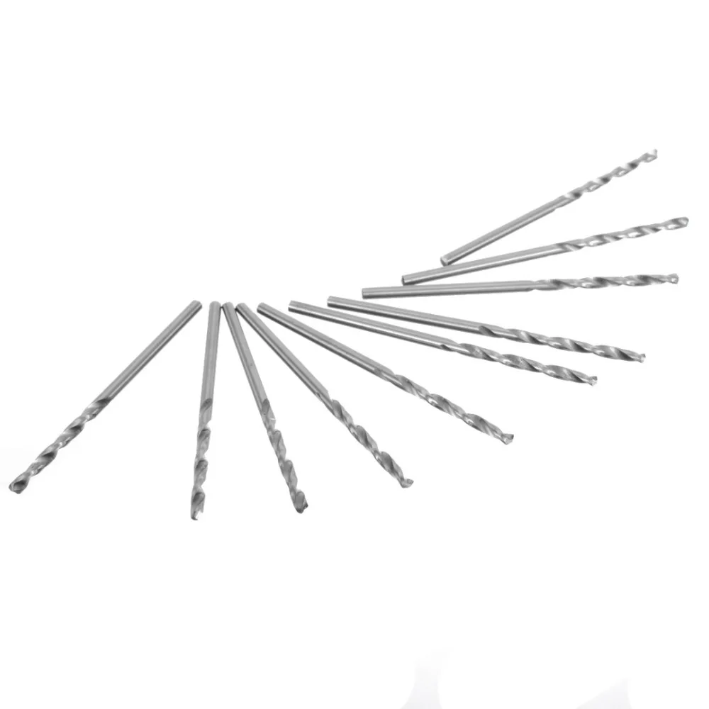 10 шт./компл. высокое Скорость Сталь дрель сверло с цилиндрическим хвостовиком под названием Matrix Body diamond cutter PDC твист ручной Сверл Из быстрорежущей инструментальной стали для деревообработки Металлообработка 0,5-3 мм
