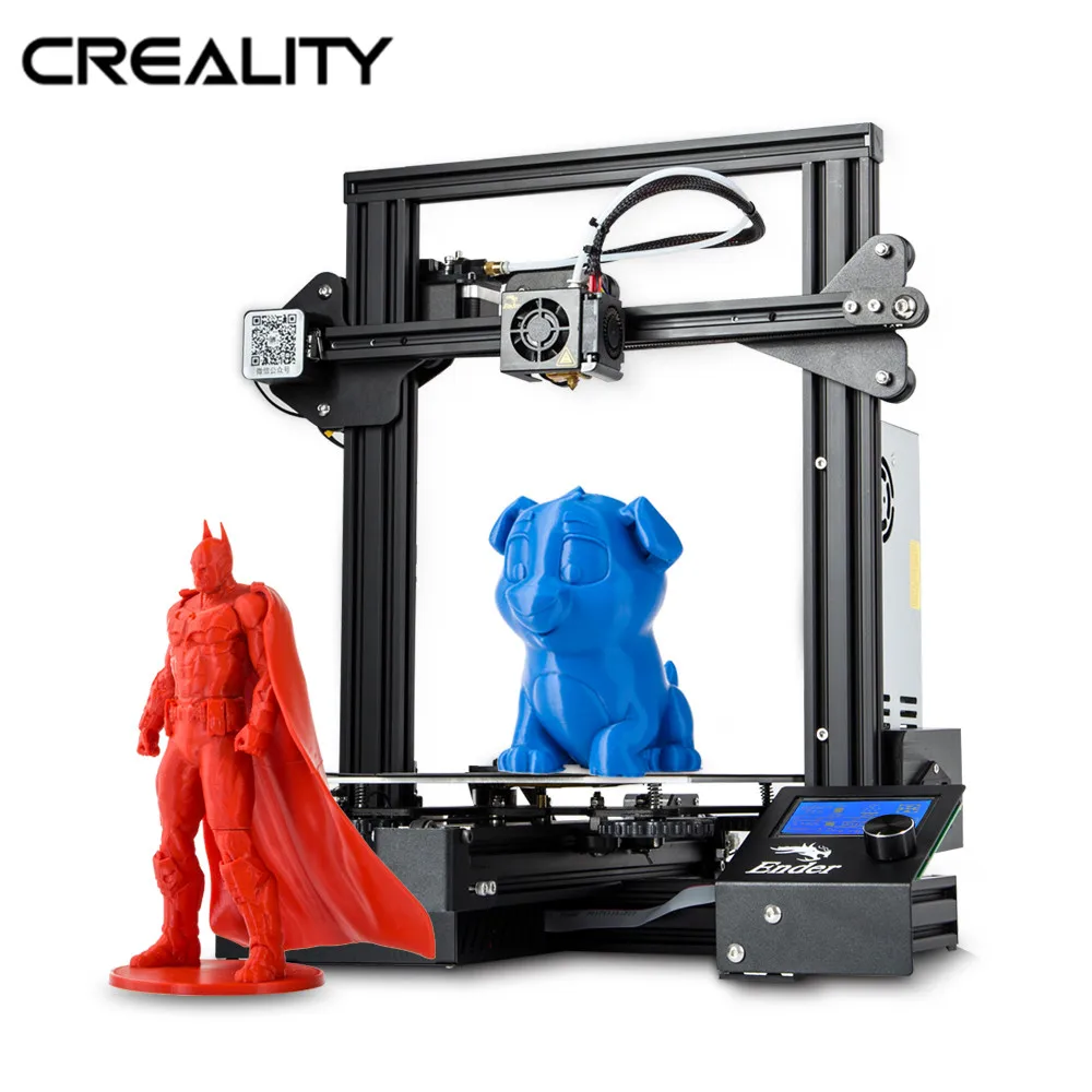 Creality 3D Ender-3 профессиональный принтер FDM 3d плюс размер печати 220*220*250 мм полностью