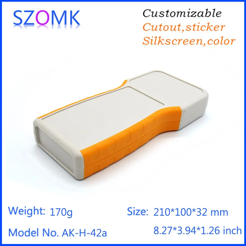 

one piece distribution box plastic box electronics abs mateial GPS tracker handheld 210x100x32 MM