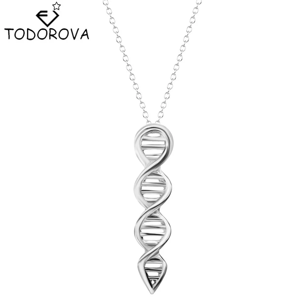 Ожерелье Todorova с Двойной спиралью ДНК молекулярная структура допамина ожерелье