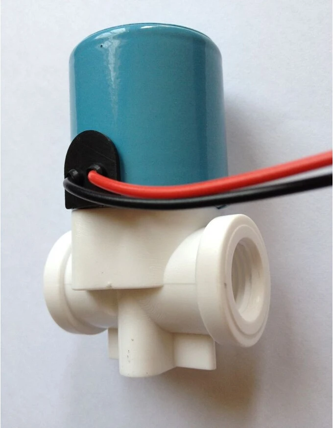 

1/4" Plastic Direct acting Inlet Water Solenoid Valve N/C Normally Closed DC 12V DC 24V