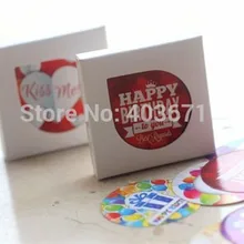 38 шт./упак. счастливый день рождения Стиль мини бумажный дневник стикер Скрапбукинг Украшение этикетка