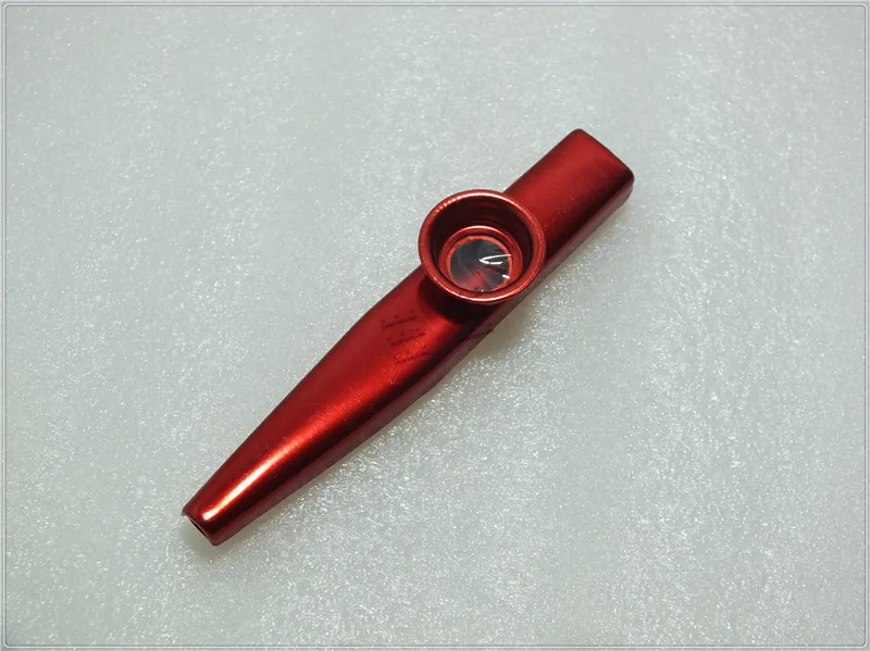 Простой дизайн легкий kazoo алюминиевый сплав металл для гитарного инструмента музыкальный инструмент для любителей музыки 12*2,5 см 6 цветов