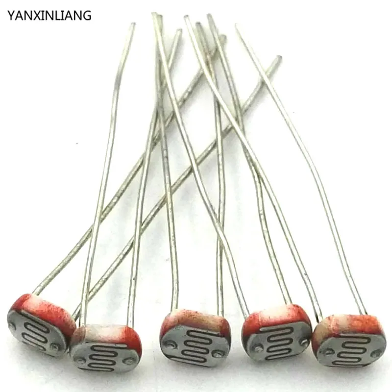 

20PCS x 5528 Light Dependent Resistor LDR 5MM Photoresistor wholesale and retail Photoconductive resistance