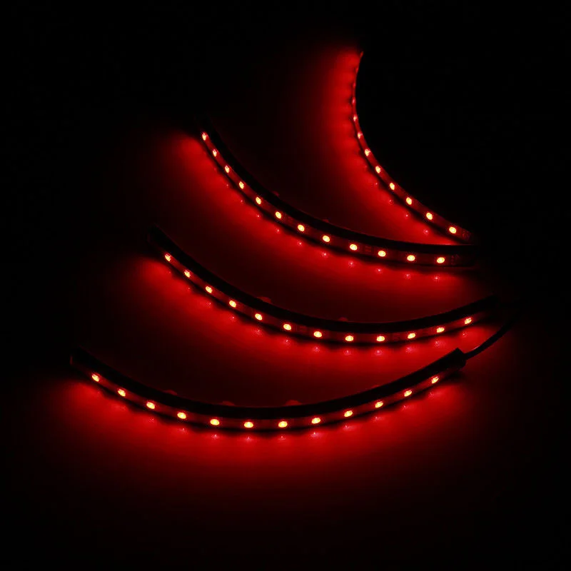 

LED Colorful RGB Remote Sound Control Car Interior Floor Atmospere Light Strip