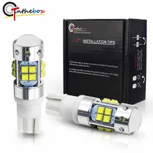 Gtinthebox Ad Alta Potenza T10 LED 912 921 LED Della Lampadina del CREE Chip XB-D Auto Lampada Auto Luci di Parcheggio Inversione di Sostegno Bianco giallo Rosso 12 V