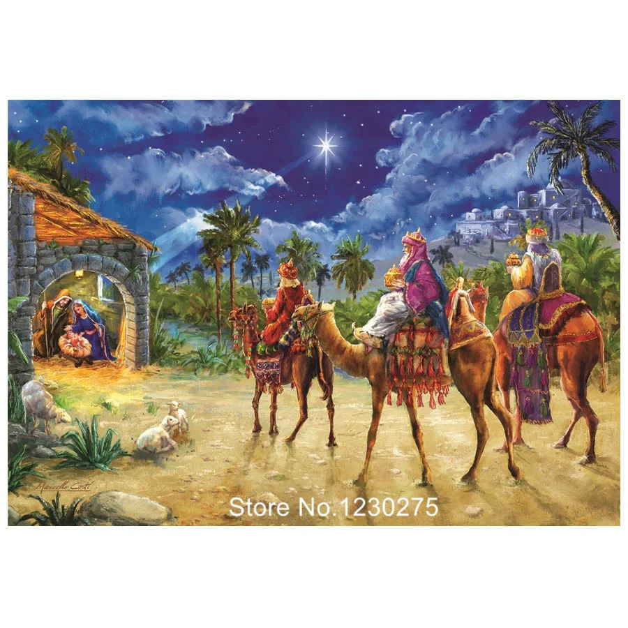 

diy 5d diamond mosaic nativity full square/round drill diamond painting rhinestone embroidery sale religious icon hobby JX237