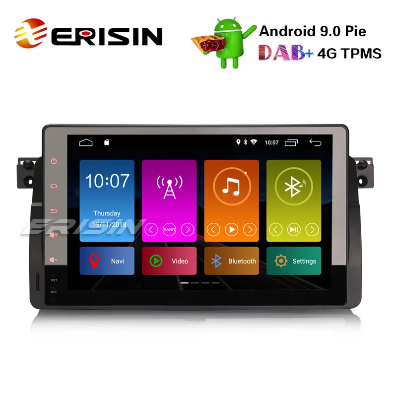 Double Din Car Stereo Android 9.0 Octa Core 9 inch 1024*600 Radio GPS Navigation For BMW E46 3er M3 320 325 Rover75 MG ZT With split screen/Sat Nav/Mirror Link/SWC/Bluetooth Free Canbus Backup Camera 