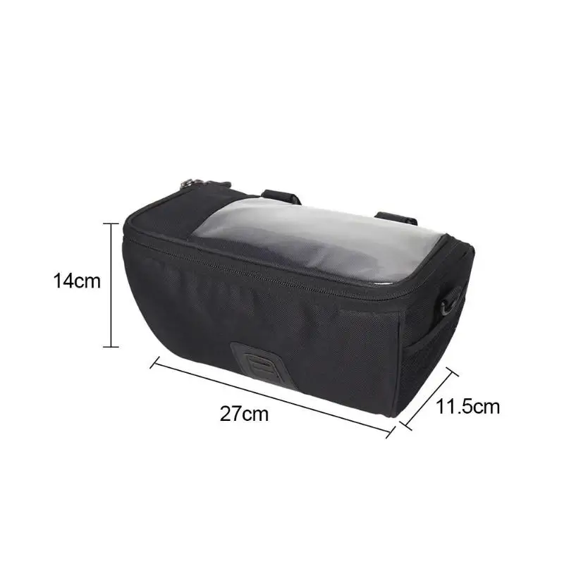 Best Multi-function Bike Front Tube Bag Waterproof Bicycle Handlebar Basket Pack Cycling Front Frame Pannier Bicycle Accessories 13