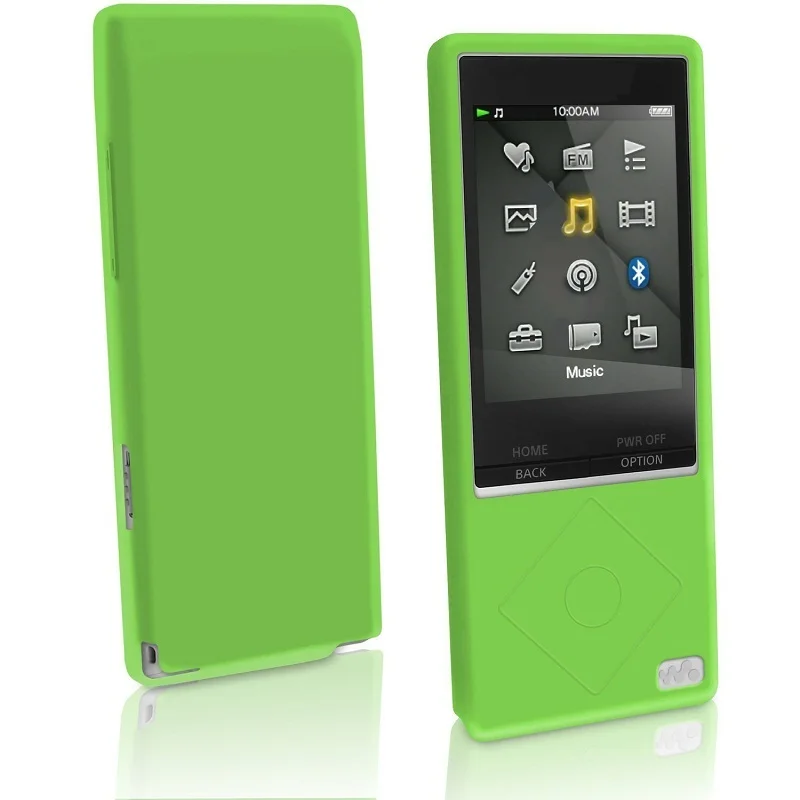 Экран протектор Силиконовый чехол для sony Walkman NWZ A15 A25 A17 Чехлы Mp3 ремешок резиновая