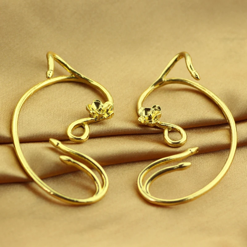 Женские серьги пусеты feimeng в виде сказочной красавицы и чудовища|stud earrings|rose stud
