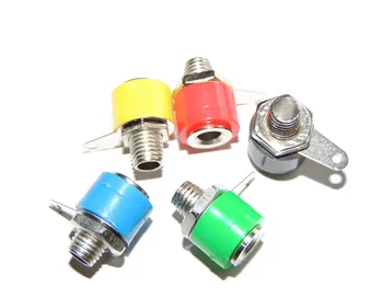 

100pcs 4mm banana socket jack panel FOR For Binding Post Banana Plug Connector