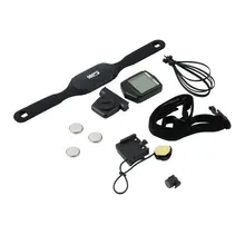 Waterproof Multifunction Wireless Heart Rate Cycling Computer Bike Bicycle Odometer Speedometer LCD Backlight
