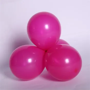 

Rose red ballon 40pcs/lot10 inch thick round latex balloon baby 1 year birthday party decor balloons wedding supplies
