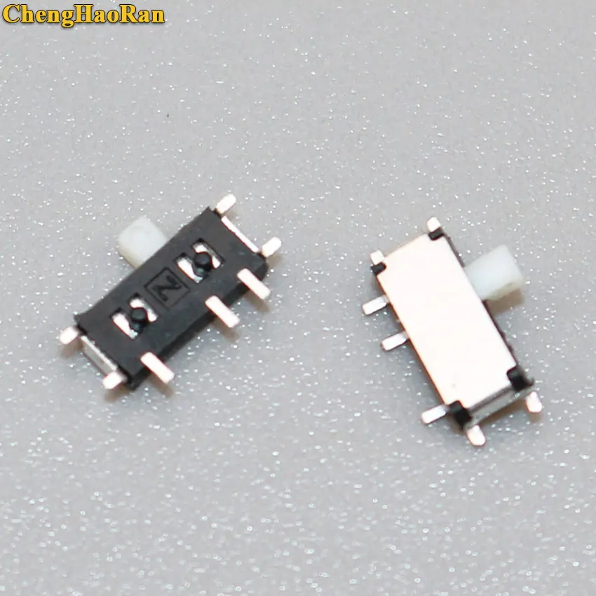 

ChengHaoRan 1pcs 7 Pin Mini Slide Switch On-OFF 2Position Micro Slide Toggle Switch Miniature Horizontal Slide Switch SMD