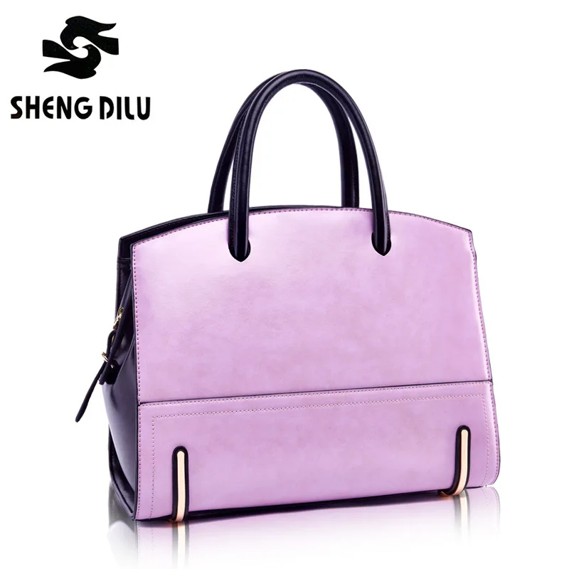 

Brand 2017 Ladies Casual Totes Genuine Leather Handbags Women Casual Totes Cow Leather bags Soft Ladies Business Handbag 1458