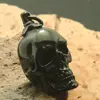 Boy 316L Stainless Steel Polishing Cool Black Punk Gothic Skull Pendant 3