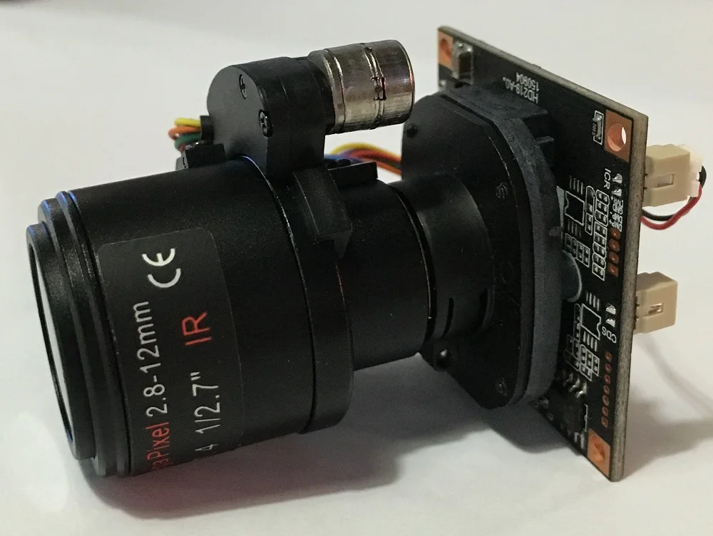 2.0MP AHD Camera Board Motorized Zoom 2.8-12mm Lens 1/2.8" CMOS AR0230+NVP2440H CCTV Camera Module + OSD Cable
