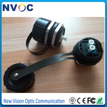 5 шт./лот, FTTA открытый LC ODVA адаптер, ODVA LC DX волоконно-оптический адаптер, открытый IP67 ODVA-LC Переборки адаптер С Пылезащитным колпачком