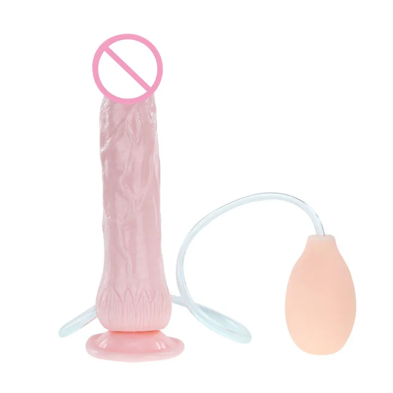 BAILE Sex Products For Women Cum Realistic Spray Dildo Body Massager Sucker Penis Ejaculation Cock With
