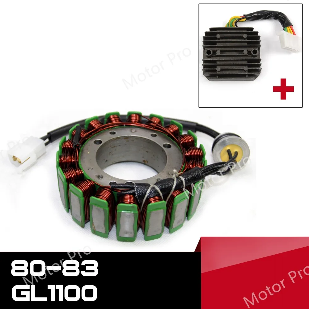 For Honda GL1100 1980 1983 Engine Stator Coil and Voltage Regulator