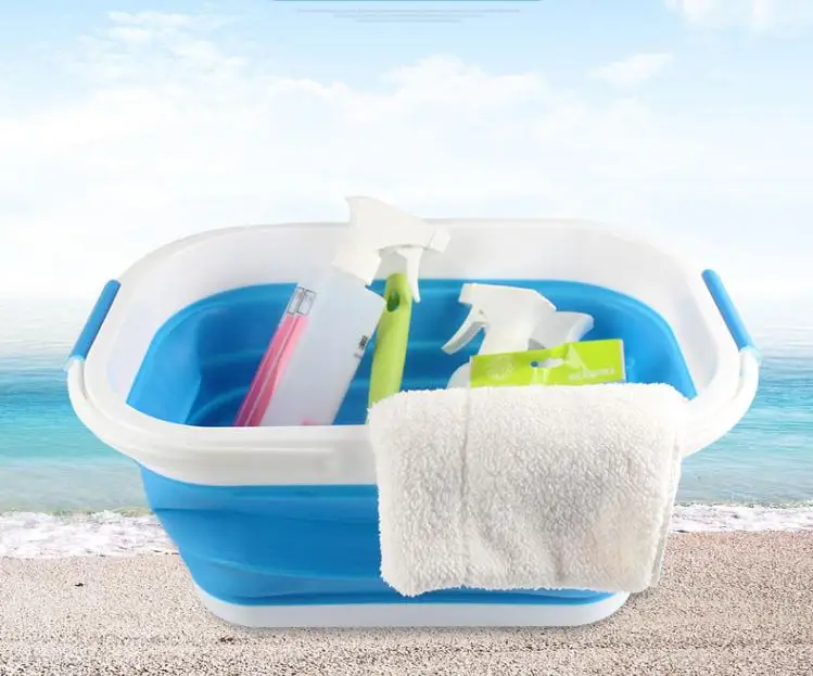Foldable Portable Travel Washbasin Plastic Home Basin Footbath Wash