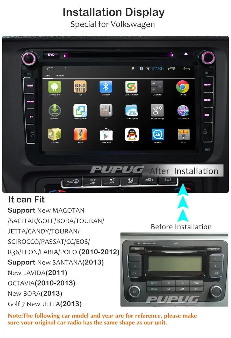 Excellent Double Din 8 Inch android 4.4 WIFI GPS navigation car radio DVD Video player Audio Bluetooth CANBUS None-iPod Support Car DVR 2
