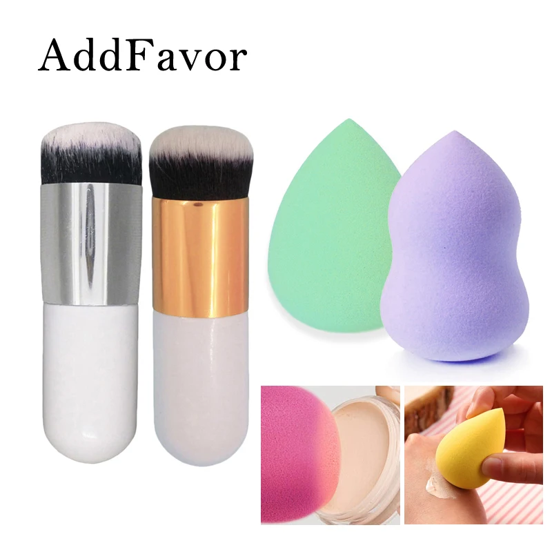 Buy Addfavor Makeup Brushes Sponge Set Kit Cream