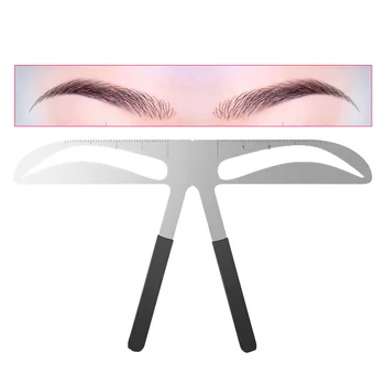 

Eyes Cosmetics Makeup Brow Template DIY Make Up Eyebrow Measure Tools Eyebrow Stencils Maquiagem Ruler Beauty for basic learner