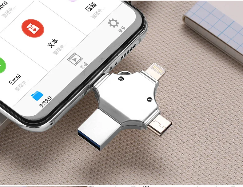 Новинка, флеш-накопитель USB, 16 ГБ, 32 ГБ, 64 ГБ, 128 ГБ, флеш-накопитель USB 3,0, OTG, iFlash, карта памяти для iphone, iOS, type C, Android, телефонов