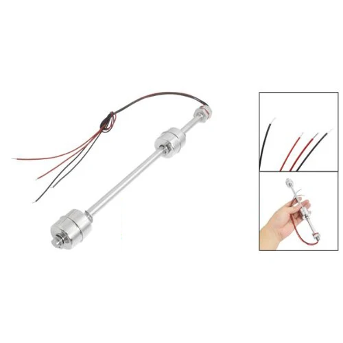 

WSFS Wholesale Water Level Sensor Dual Balls Stainless Steel Float Switch 265mm Length
