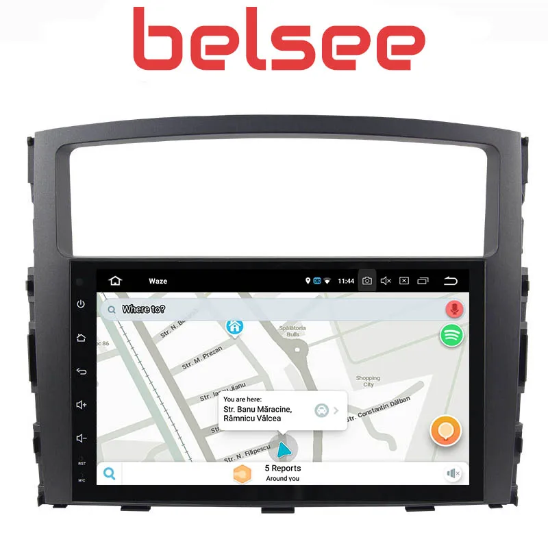 Flash Deal Belsee Octa Core PX5 4G+32GB 2 Din Android 9.0 Car Radio Multimedia Player GPS Navi HD for Mitsubishi Pajero V97 V93 2006 -2015 3