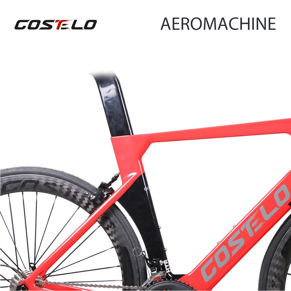Discount Costelo Aeromachine monocoque one piece Full Carbon Complete Road Bike mould road bicycle carbon bike completo bicicletta 8