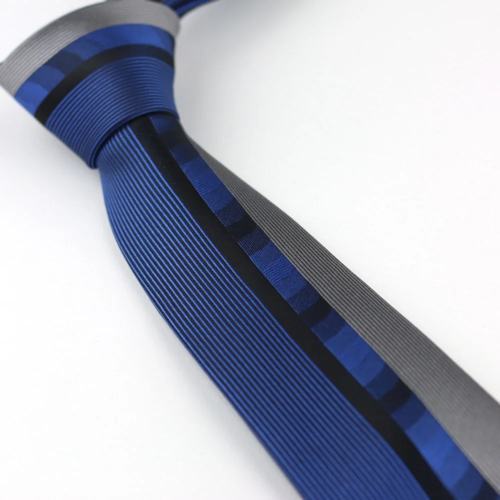 gray and blue tie