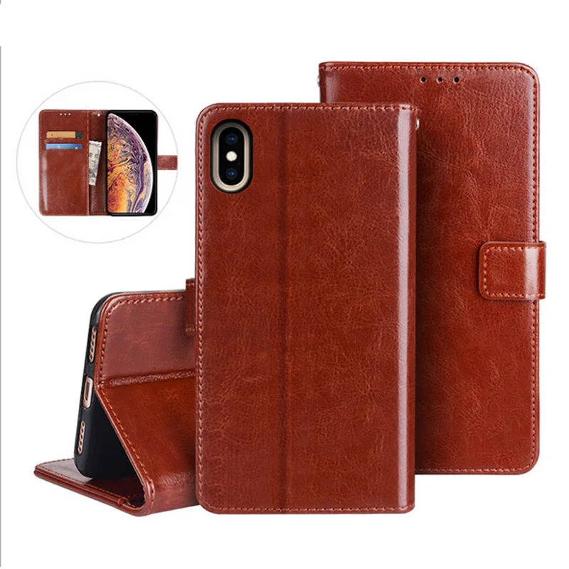 Luxury Flip Leather Wallet Phone Case Cover sFor iPhone 8 Plus 7 6S SE X XS XR XS Max 5S 7 Plus 6 5 Cards Holder Pouch Phone Bag (1)