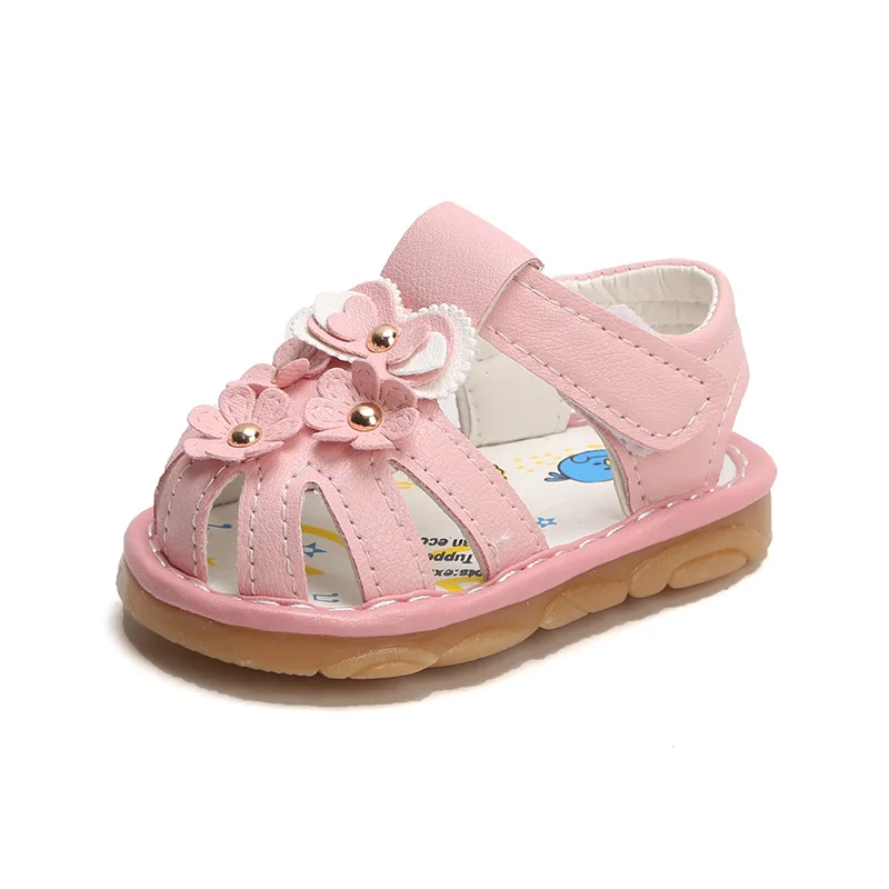 

2019 Summer Baby Girl Sandals Soft Soles Toddler Summer Shoes Flowers Princess Shoes Sandals for Baby Girls Dropshipping