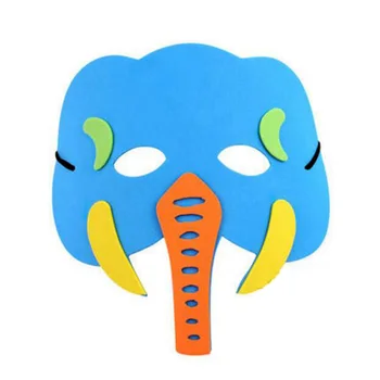 

Lovely 20 pcs/lot PE Animal Children Party Mask Child Christmas Halloween Masks Children's Party Decoration Random Styles Mixed