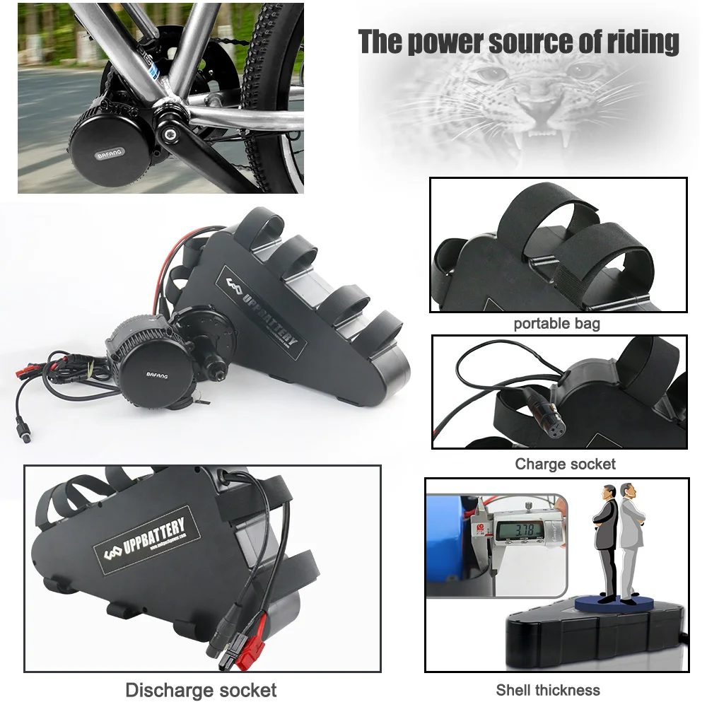 Discount 1000W BBSHD Bafang Motor Kits including Battery 52V 20Ah Build 1000W EBike Convert 3