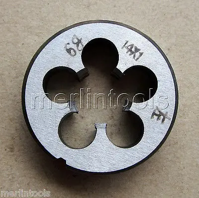 Machine Thread Die M14 X 1.0mm Pitch 14mm X 1 Metric Right Hand Round Die