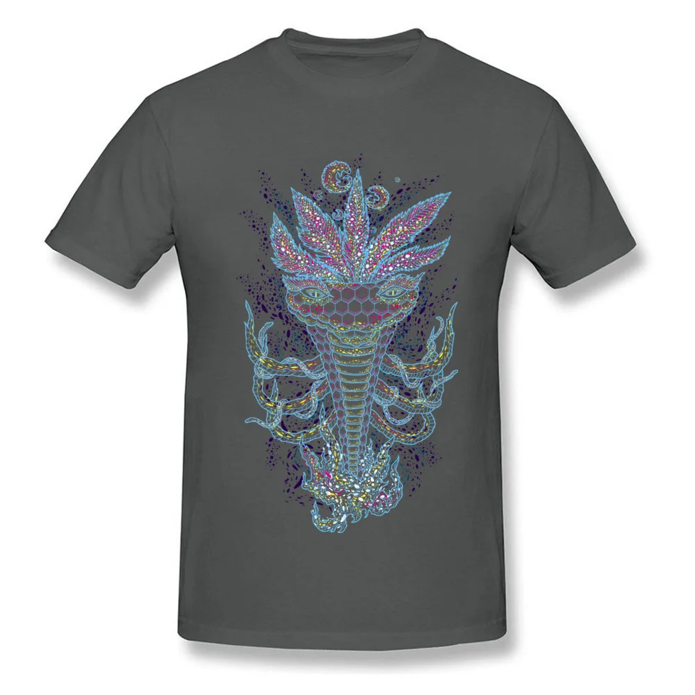 100% Cotton Men`s Short Sleeve Kundalini Meditation Snake Spirit T Shirt Gift T Shirt 2018 Hot Sale Party Crew Neck Tops & Tees Kundalini Meditation Snake Spirit carbon