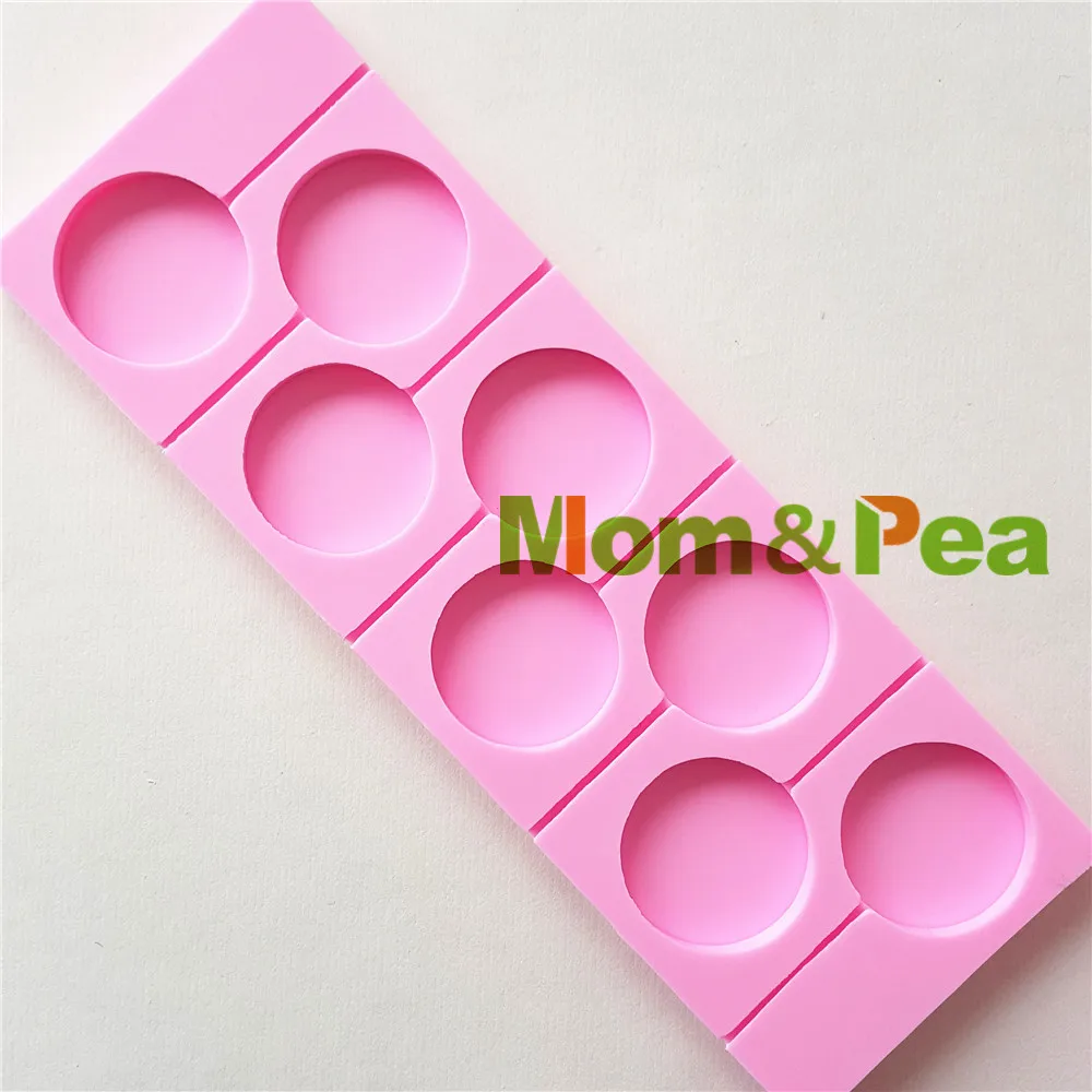 

Mom&Pea 1295 4.5cm Lollipops Silicone Mold Cake Decoration Fondant Cake 3D Mold Food Grade