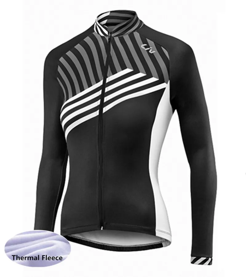 Liv зимняя велосипедная Джерси, теплая флисовая женская одежда с длинным рукавом, MTB Maillot Ropa Ciclismo Hombre, велосипедная одежда